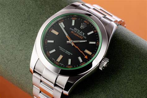 green rolex with lightning bolt|Rolex milgauss shield.